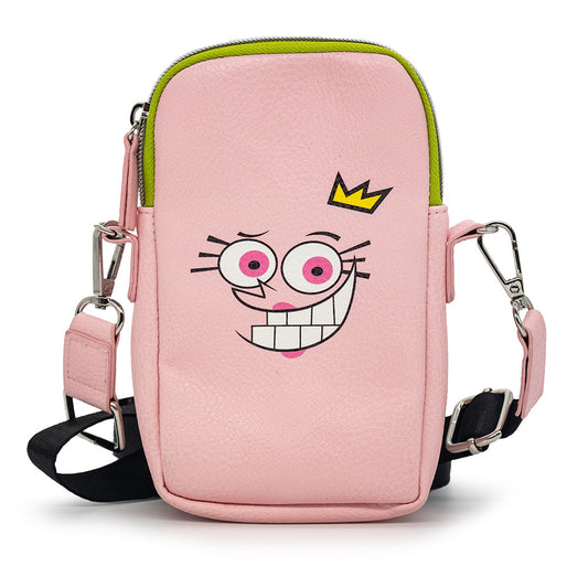 Wallet Phone Bag Holder - The Fairly OddParents Cosmo and Wanda Close-Up Expressions