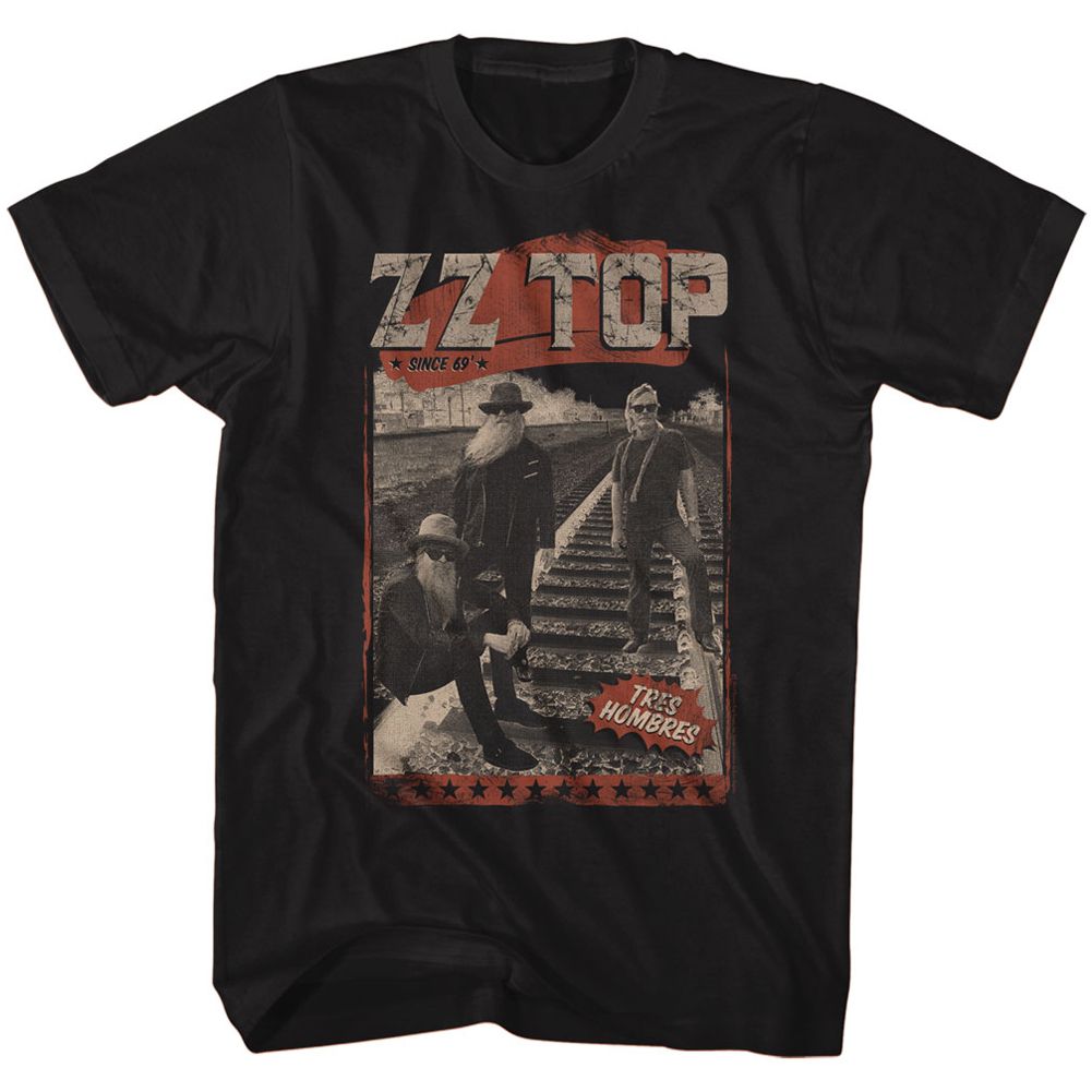 Wholesale ZZ Top Hombres Track T-Shirt