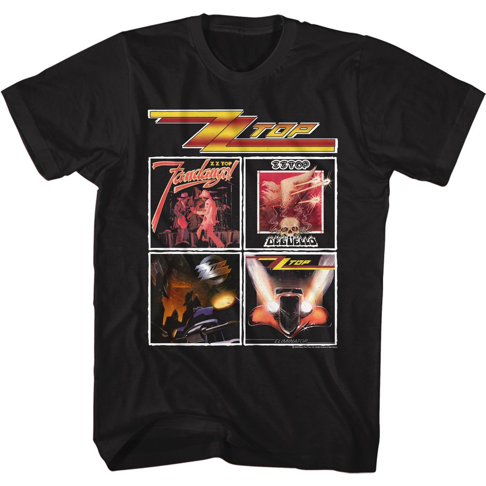 Wholesale ZZ Top Albums T-Shirt