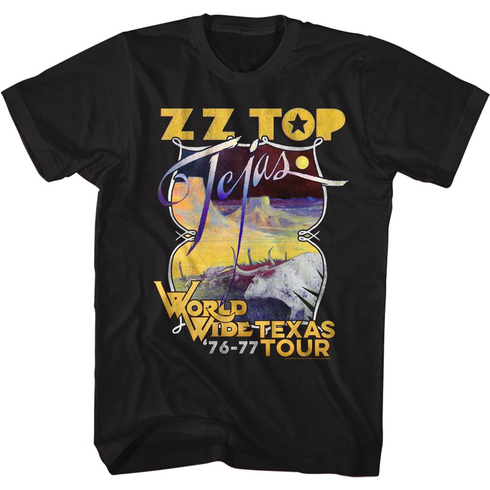 Wholesale ZZ Top Tejas Tour T-Shirt