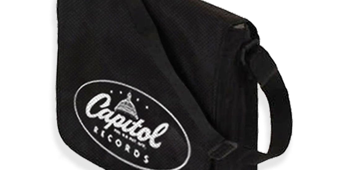 Wholesale Rocksax Captiol Records Flap Top Messenger Bag