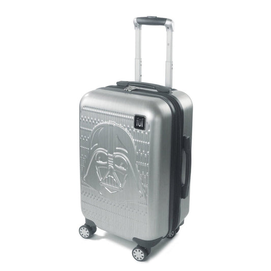 Darth Vader Spinner Suitcase FŪL Embossed 21" Silver